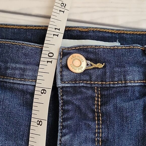 Ella Moss Blue Denim Straight Leg Jeans Womens Size 10 - Picture 12 of 13